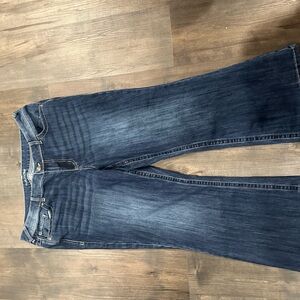 Maurices Dark Blue Flare Jeans Size 18 X-Short